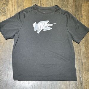 Nike Kids Black Graphic T-Shirt